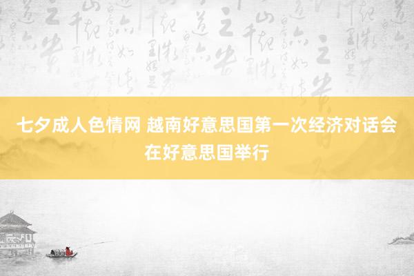 七夕成人色情网 越南好意思国第一次经济对话会在好意思国举行